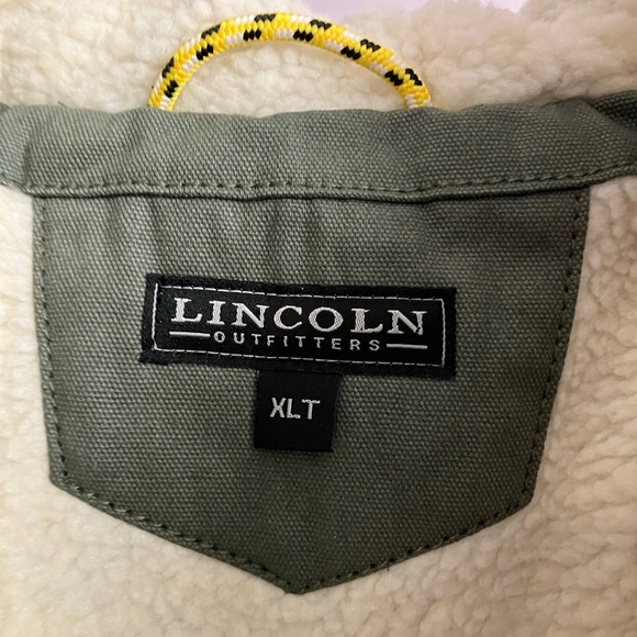 Men’s Hooded Work Coat/Jacket, Heavy Duty, XLT, Green, Lincoln Outfitters, NWT - Picture 11 of 13